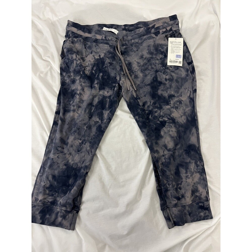 Lululemon Ready to Rulu Jogger Crop Tie Dye Women’s Size 18 BNWT Softstretch